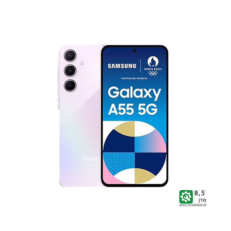 SAMSUNG Galaxy A55 5G (8Go / 128Go) Lila