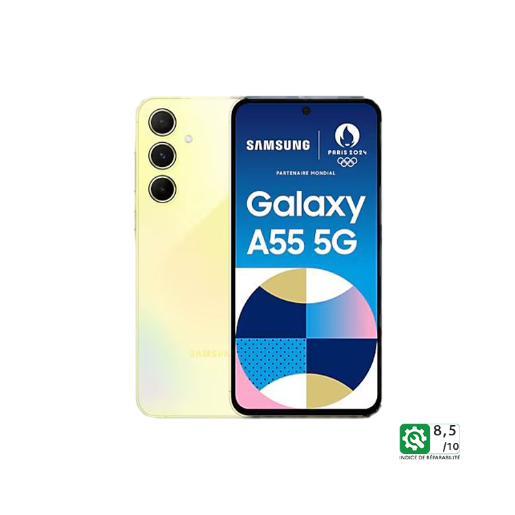 SAMSUNG Galaxy A55 5G (8Go / 128Go) Jaune